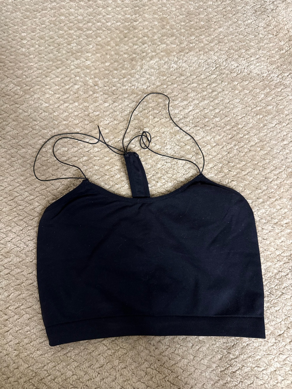 Black Women's Spaghetti Strap Tank Top